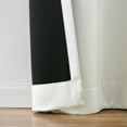 thumbnail image 4 of Mainstays Solid Room Darkening Curtain Panel Pair, Set of 2, Arctic, 30"W x95"L, 4 of 5