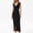 Black, variant on Sentmoon Dress for Women Graduation Flowy Dress Solid Color Stretchy Regular Fit Party Dress Beach for Sport and Athletic L