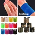 thumbnail image 6 of Elastic First Aid Physio Muscle Tape Medical Health Treatment Gauze Wrist Finger Sticker Cohesive Bandage Self-Adhesive Sports Bandage Muscles Care Strap 9, 6 of 8