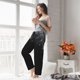 thumbnail image 5 of Fotbe Silver Glitter1 Pantalones de Pijama para Mujer, Pantalones de Dormir, Pantalones Pj con Cordón y Bolsillos-Small, 5 of 6