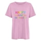 thumbnail image 4 of Camiseta de Profesor de Mujeres, 100 Días Feliz de la Escuela Imprimir Carta de Manga Corta para el Uso Casual Y de Fiesta, la Enseñanza Tee de Moda Temática, 4 of 4