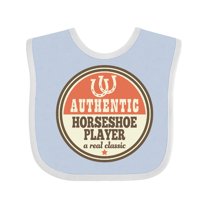 Inktastic Horseshoe Player Boys or Girls Baby Bib