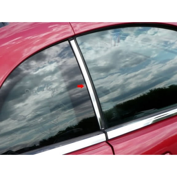 Stainless Steel Pillar Trim 2Pc Fits 1999-2004 Ford Mustang PP39351 QAA