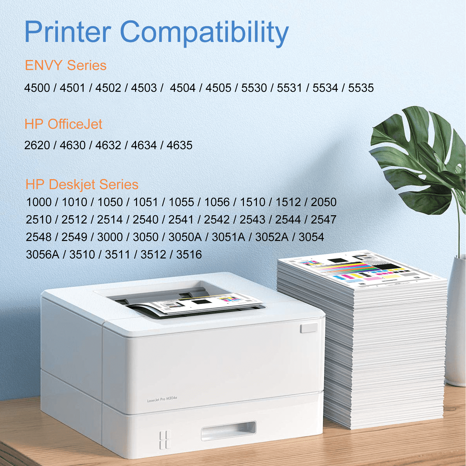 61XL Ink Cartridges Compatible for HP 61 Ink Cartridge for Printer Ink HP 61XL for Deskjet 2541 OfficeJet 4630 Envy 4501 4500 Printer (2-Pack)