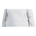 thumbnail image 3 of ID Ideology Women's Retro Recycled Long Sleeve Top Gray Size 2X, 3 of 3