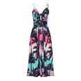 thumbnail image 4 of Summer Savings! Enjoytime Sun Dresses for Women Women Fashion Summer Sexy Print Print Strap Mid Length Vacation Style Dress Slips for Dresses, 4 of 6