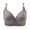 #A Gray, variant on Alkepwun Push Up Bra Adjustable Straps Wire Free Full-Cup Crinkly Bras Breathable Comfort Soft B/C Cup Back Closure Underwear Support Anti Sagging Printed Everyday Sleep Underclothes