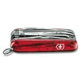 thumbnail image 3 of Victorinox Cyber Tool L Swiss Army Knife 39 Function Swiss Made Pocket Knife With 2 Blades (Large and Small), Multiple Bits (Hex, Torx, Philips) and 2 Saws (Wood and Metal) - Red Transparent, 3 of 6