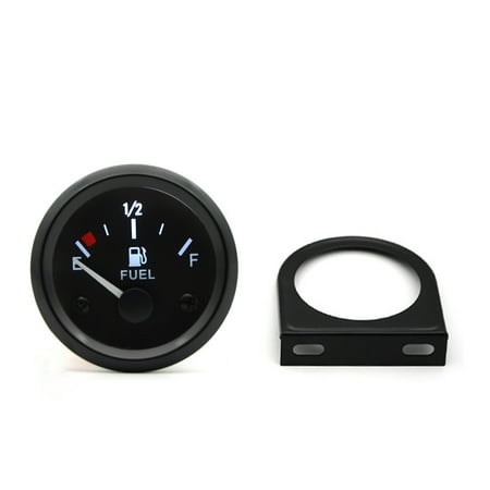 

2 52mm Fuel Level Gauge Pointer Car Fuel Tank Meter with LED Backlight Rim Automotive Gauges