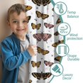 thumbnail image 3 of Butterfly Colorful Moth Pattern Insulated Teens Curtains Set Of 2, Bedroom Essentials, Toddler Room Decor 52"x84", 3 of 5