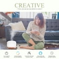 thumbnail image 5 of ASAKUKI WIFI Essential Oil Diffuser, 500 ml Ultrasonic Aromatherapy Diffuser for Better Sleep, Relaxation, Soothing Bath, Cool Mist Humidifier with Auto Shut off - 500 ml, 5 of 6