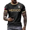 thumbnail image 6 of 2026 New Mexico Soccer Jersey Adult, Mexican Jersey Soccer T-Shirt, Mexico National Team Pattern Crew Neck Short Sleeve Athletic Casual Football Top for Adult, 6 of 6