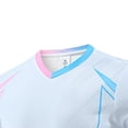 thumbnail image 3 of SGFCWSX Mens Soccer Set 2 Piece V Neck Quick Dry Short Sleeve Shirt and Shorts Football Training Uniform Outfit White Size L, 3 of 4