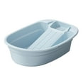 thumbnail image 2 of kowaku Washboard Basin,Cleaning Basin,Home,Multipurpose,Portable,Washtub Washboard Basin,Wash Tub with Washboard for Household,Pants , Blue, 2 of 9