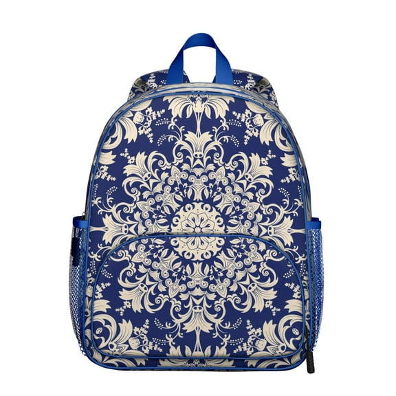 Antique Paisley Backpack - Waterproof Ergonomic School Bag with Breathable Padded Back