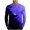 Blue, variant on ZUKMRJPC Men's Crewneck Sweatshirt Fall Casual Long Sleeve Gradient Color Trendy Print Sweatshirts Cozy Soft Cotton Pullover Tops