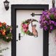 thumbnail image 5 of 2024 Nueva corona de Halloween, coronas de gato negro de luna de Halloween con luces, decoración del hogar para colgar, corona de gato negro de luna de flores, decoración de pared de fiesta para el ho, 5 of 7