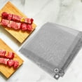 thumbnail image 4 of LOLIPPYY 1Set Portable Charcoal Grill Outdoor Mesh Screen Made Of Stainless Steel For Barbecue Cooking Grey, 4 of 8