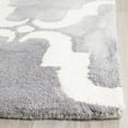 thumbnail image 4 of Safavieh Dip Dye Talbot Distressed Wool Area Rug, Gray/Ivory, 9' x 12', 4 of 12