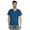 Blue, variant on Men's V-neck Basic Tshirt Short Sleeve Solid Regular Fit Cotton Tee