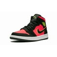 thumbnail image 4 of JORDAN WOMENS AIR JORDAN 1 MID Womens "Hot Punch / Volt" BQ6472 006 from Stadium Goods, 4 of 6