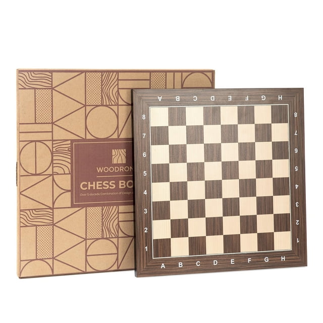 Tablero de ajedrez Woodronic 16 Cassia Siamea y madera de arce