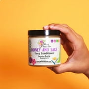 Alikay Naturals Moisturizing & Shine Enhancing Deep Conditioner with Honey and Sage, 8 oz