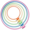 thumbnail image 3 of PENIKOKO 5Pcs Adjustable Embroidery Hoops Craft Circles with PP Plastic Clamps for Cross and Needlework, 3 of 8