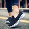 thumbnail image 3 of YOURDIARY Women's Slip On Loafers Comfort Low Vamp Casual Walking Shoes, Breathable Lightweight Wide Width Memory Foam Sole Sneakers, 3 of 7