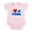 Petal Pink, variant on CafePress - I Heart My Stepmom Infant Bodysuit - Baby Light Bodysuit, Size Newborn - 24 Months