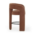 thumbnail image 4 of Malone Rust Red Performance Chenille Stool, 4 of 7