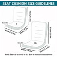 thumbnail image 3 of 1 PCS High Back Chair Cushions with Ties, Non-Slip Chair Cushion for Dining Chair, Thickened Soft Garden Seat Pads for Dining Kitchen Office Furniture Chair, 3 of 6