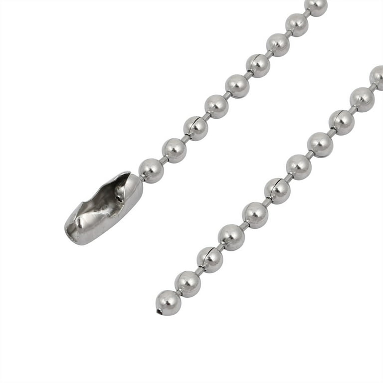 Ball Chain Key Ring Nickel Plated Stock Photo 1108216256