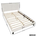 thumbnail image 5 of Queen Bedroom Set, 3D Plush Bed and Matching Nightstand / Elevate Bedroom Aesthetics, 5 of 5