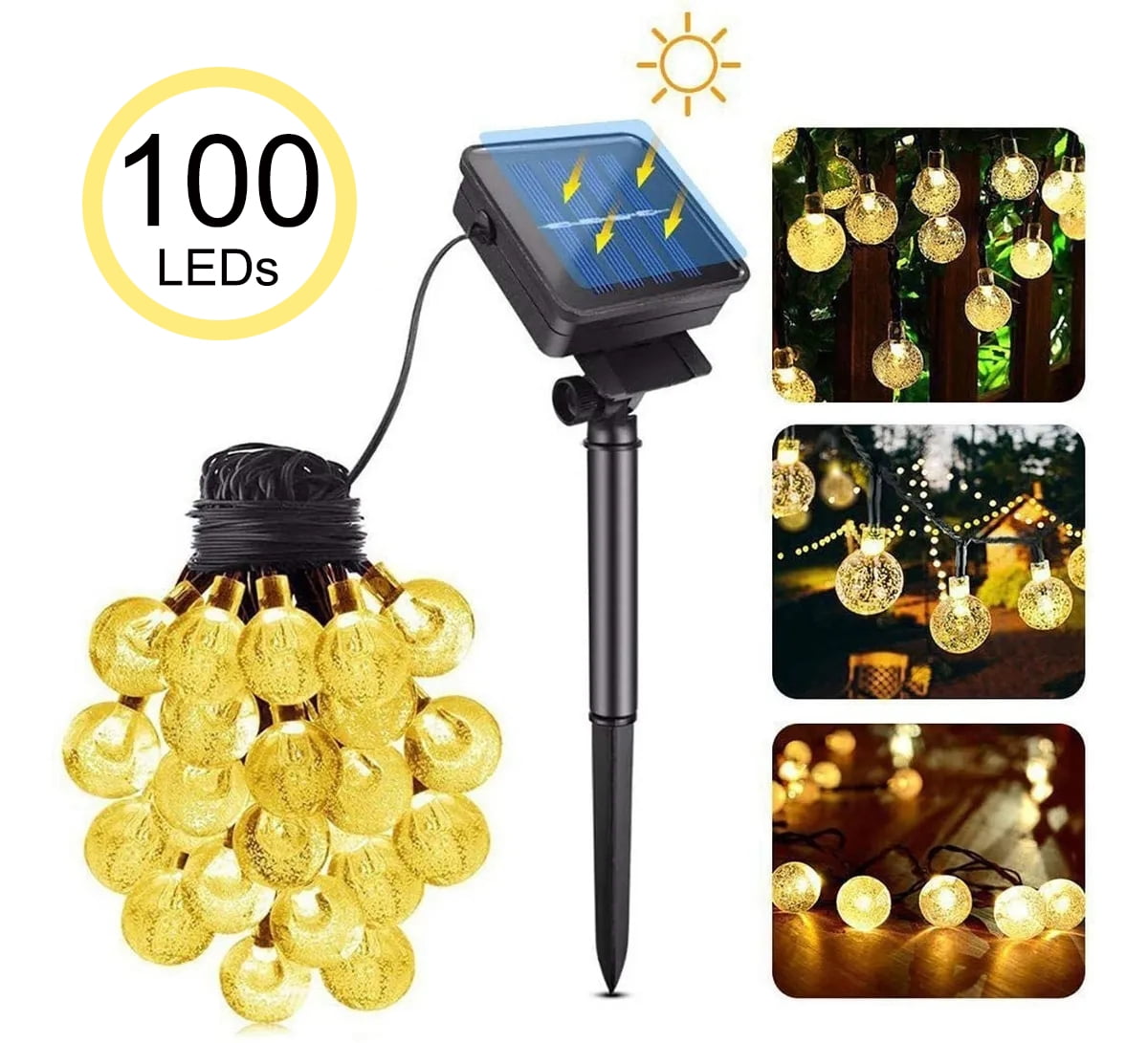 Crystal ball solar lights Clearance