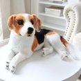 thumbnail image 2 of Kawaii Dolls Lying Real-Life Dolls Stuffed Animals Simulation Spotted Dog Plush Toy Brinquedo Toys for Children Gift for GirlSpotted dog40cm Deng Xun unisex, 2 of 2