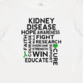 thumbnail image 4 of Inktastic Kidney Disease Awareness Walk Boys or Girls Baby T-Shirt, 4 of 5