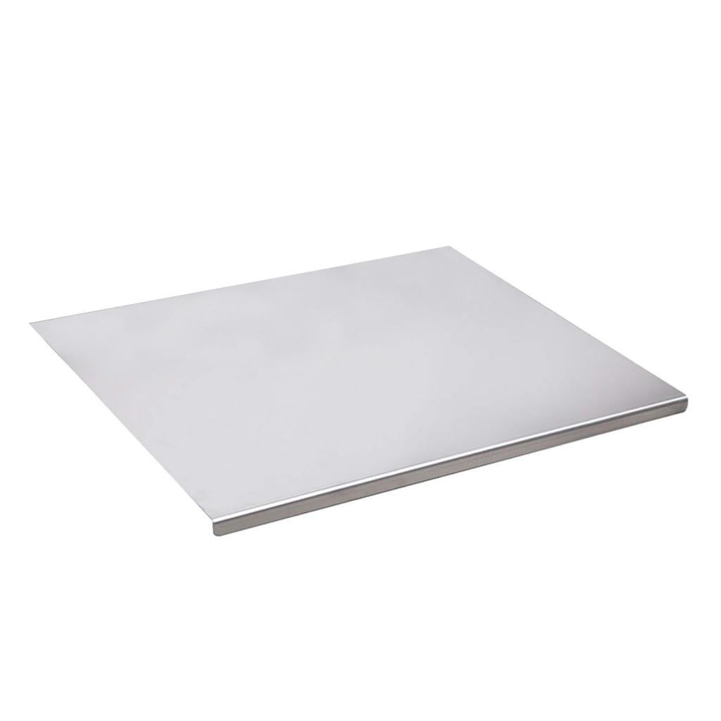 Fiocias Stainless Steel Chopping Board Heavy Cutting Board Meat Vegetables Bread Cutting 40cmx50cm