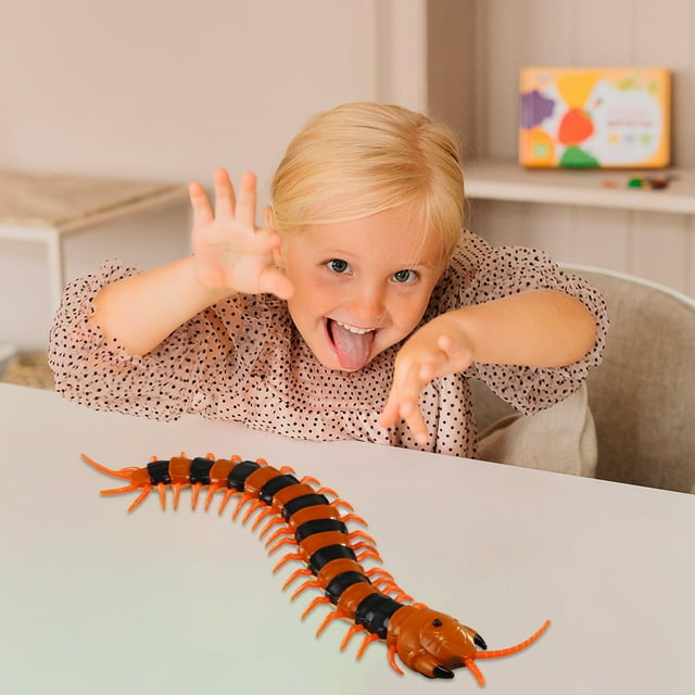 Hbdhejl Remote Control Crawling Centipede: Super Simulation Design Intelligent Interaction Prank