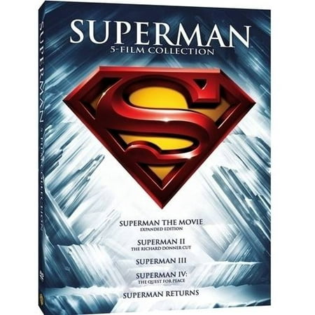 Superman 5 Film Collection (DVD + Digital) (Walmart