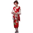 thumbnail image 2 of Leesechin Summer Dresses for Women 2024 Women's Print Kimono Robe Traditional Japanese Dress Photography Cosplay Costume, 2 of 7