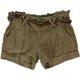 thumbnail image 1 of BeBop - Pantalones cortos para caminar informales con cinturón plisado para mujer, marrón, 9 BeBop Caminando, 1 of 2