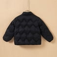 thumbnail image 4 of KyCheLot Winter Jacket for Girls Button Lapel Neck Long Sleeve Jackets Comfy Thermal Windproof Outerwear, 4 of 8