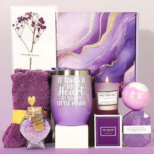 Teacher Gifts for Women, Teacher Appreciation Gifts, Valentines Day Gifts for Teachers Secret Santa White Elephant Christmas Gift set Bulk Thank You Box$$