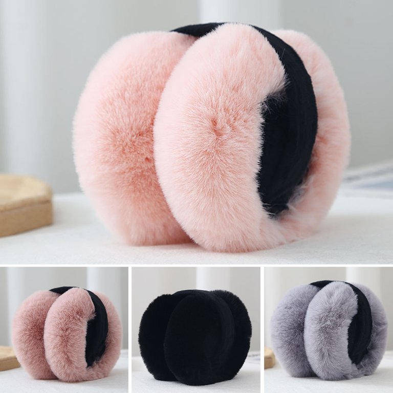 Winter Faux Fur Earmuffs Women Girls Foldable Warm Cozy Outdoor 95006017-4965-44b1-8fdc-  main image 4