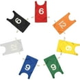 thumbnail image 6 of Champion Sports Heavyweight Numbered Nylon Pinnie, Pack of 12, Blue, Adult, 6 of 7
