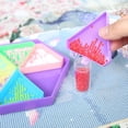 thumbnail image 4 of Kits de Bandejas de Pintura de Diamante de de 6 Rejillas, Placa de Perforación Hexagonal de Gran Capacidad, Bolígrafo de Pintura de Diamante, Punto de Artístico,A, 4 of 5