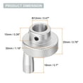 thumbnail image 2 of Uxcell Aluminum Alloy Handwheel 30mm OD 12mm Bore Machine Tool Hand Wheel with Rotate Handle for Lathe, Silver Tone, 2 of 6