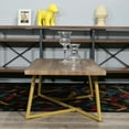 thumbnail image 5 of LakeHenry Mid-century modern style Angled sled base Rectangular shape Wood Top Coffee Table - 47.25*23.63*15.75 inches, 5 of 5