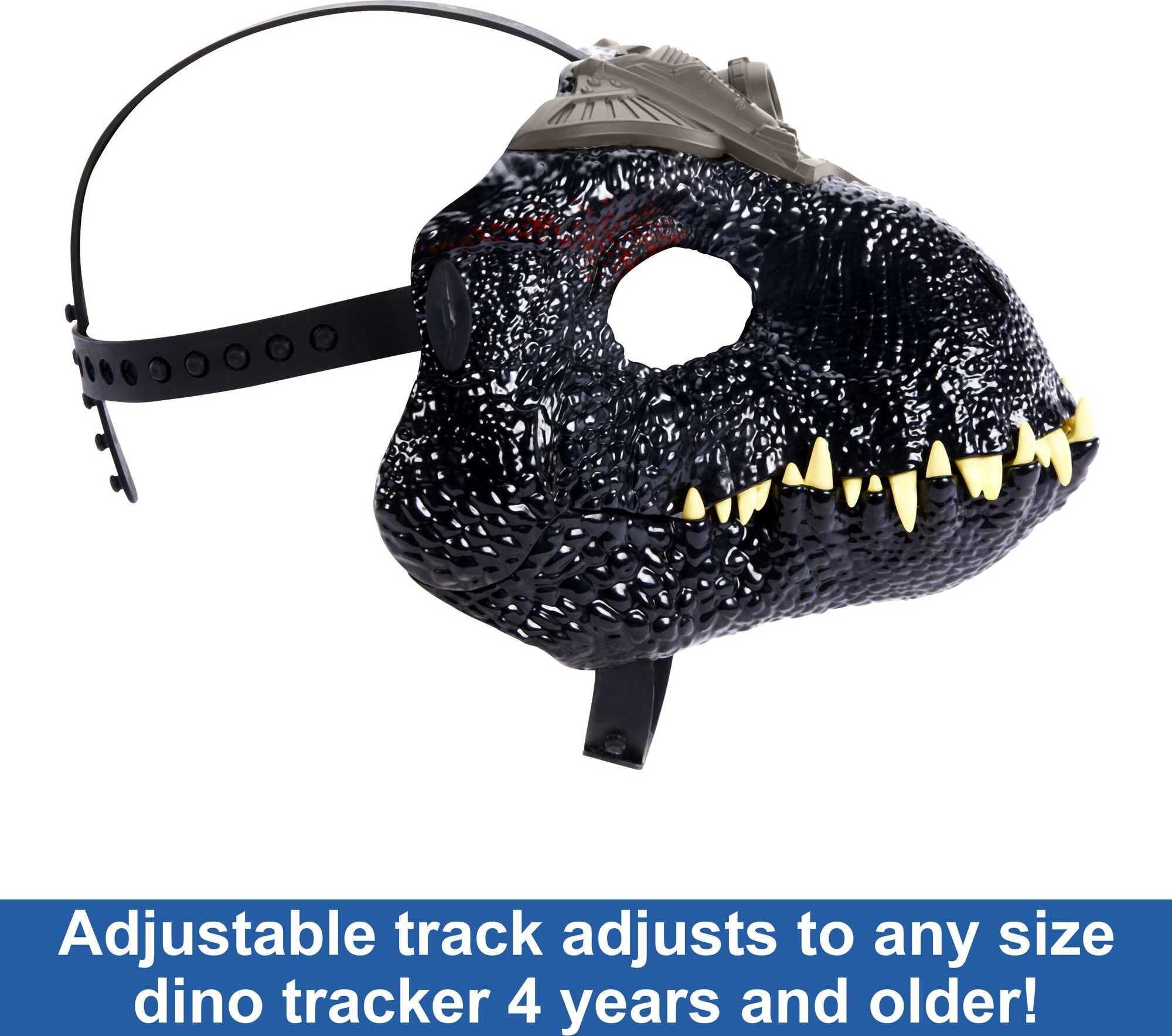 Jurassic World Indoraptor Dinosaur Mask with Tracking Light and Sound for Role Play